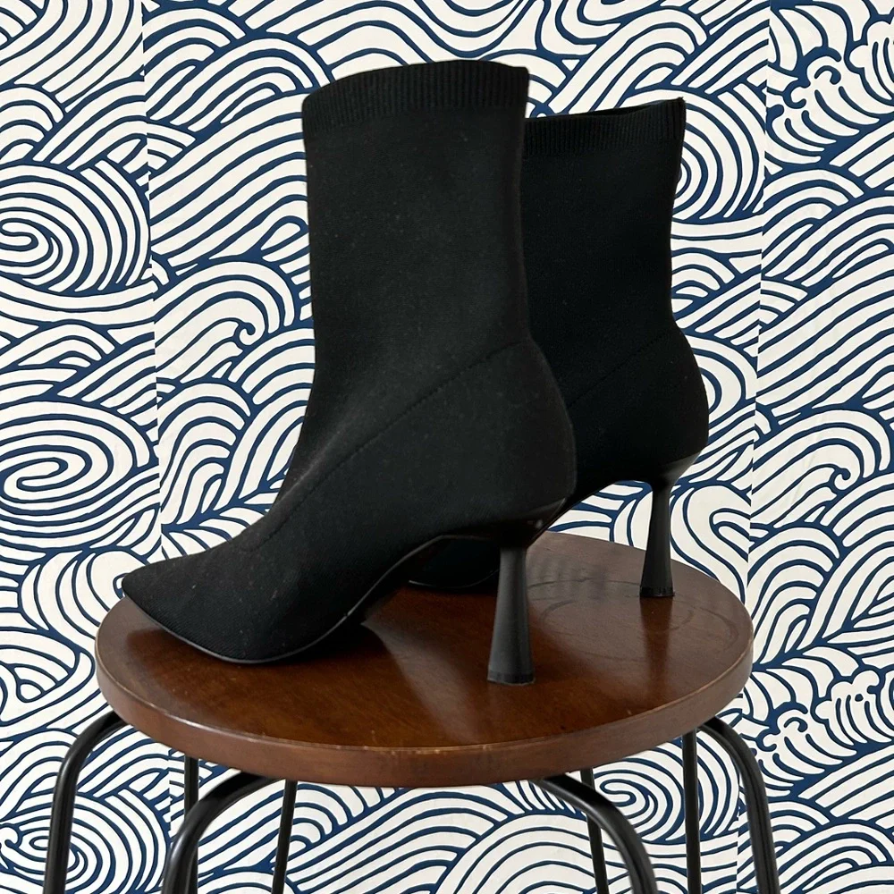 Steve Madden Placid Sock Bootie - Picture 2 of 7
